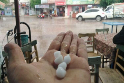 Gaziantep’te dolu yağışı etkili oldu