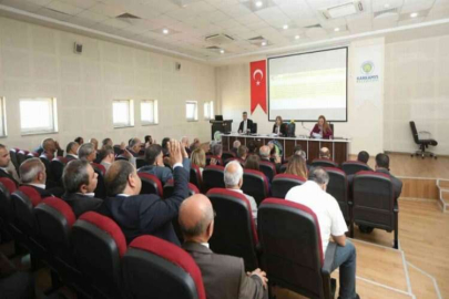 Belediye meclisi sınır ilçesinde toplandı