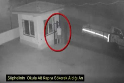 Kapı hırsızı yakalandı