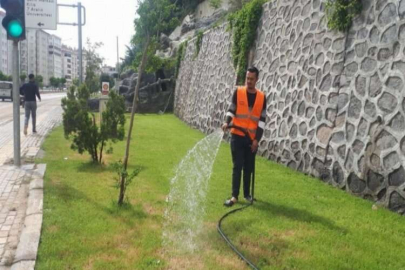 Kilis’te parklar refüj ve bulvarların bakımları yapılıyor