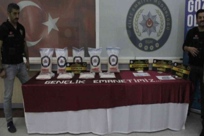 Kilis’te uyuşturucu kaçakçılarına büyük darbe