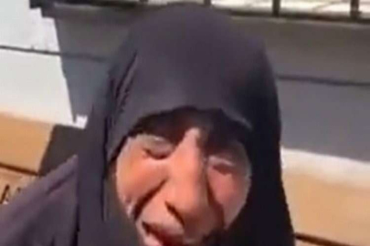 Suriyeli yaşlı kadına tekmeli saldırı