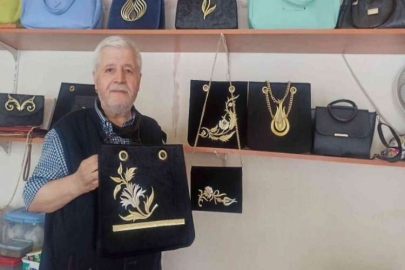 Yarım asırdır sırma çanta yapıyor