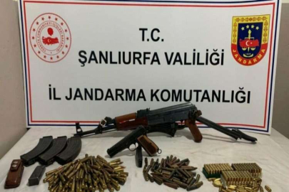 Uzun namlulu silah ile mühimmat ele geçirildi