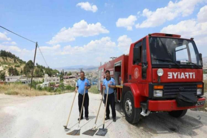 Tarım arazilerinde itfaiye nöbeti