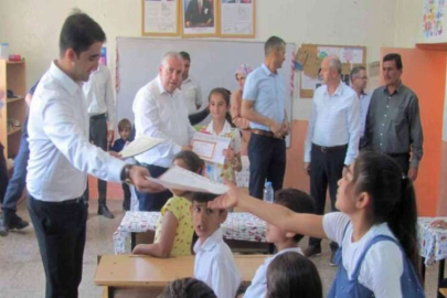 Araban’da öğrencilerin karne sevinci