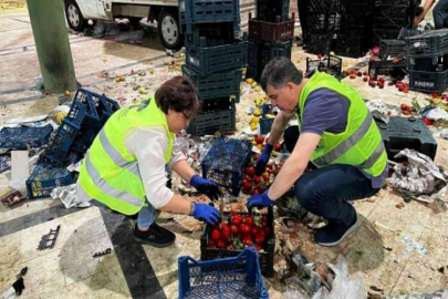 Fadıloğlu, sebze ve meyve atıklarını ayrıştırdı