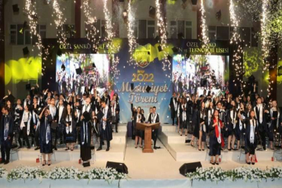 SANKO Okulları’nda mezuniyet heyecanı