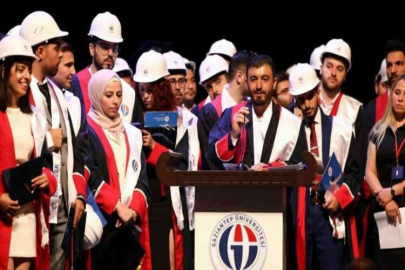 GAÜN Mühendislik Fakültesinde coşkulu mezuniyet töreni