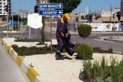 Kilis’te ağaçlara şekil veriliyor