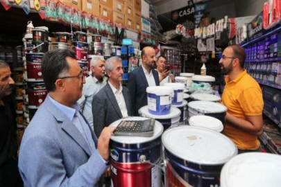 Milletvekili Kirazoğlu ve Başkan Tahmazoğlu esnafı ve vatandaşı ziyaret etti