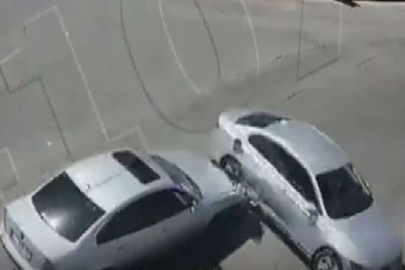 Gaziantep’teki trafik kazaları kameraya yansıdı