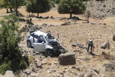 Kontrolden çıkan araç şarampole uçtu: 1 yaralı