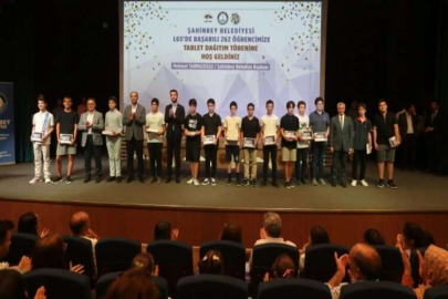 Şahinbey’den başarılı 262 LGS öğrencisine tablet