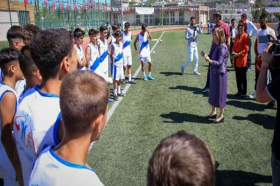 Şahin’den yaz kurslarından yararlanan çocuklara ziyaret