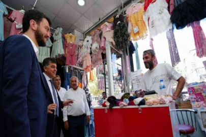 Fadıloğlu ile Yüksel, Karacaoğlan sakinlerini ziyaret ettiler