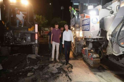 Şahinbey’de asfalt çalışmaları 24 saat devam ediyor