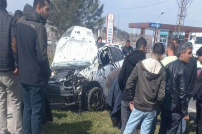Otomobil metrelerce takla atarak durabildi