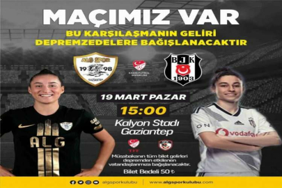 ALG Spor, Beşiktaş ile Kalyon Stadı’nda karşılaşacak