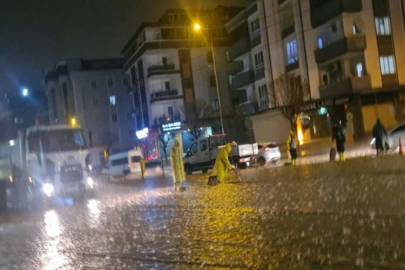 Gaziantep’te şiddetli sağanak etkili oldu
