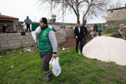 Şehitkamil’deki afetzedelere gıda ve hijyen paketi desteği verildi