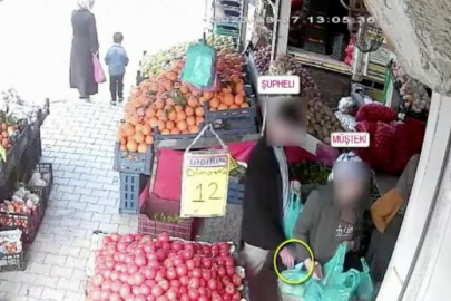 Yankesici kameraya yakalandı