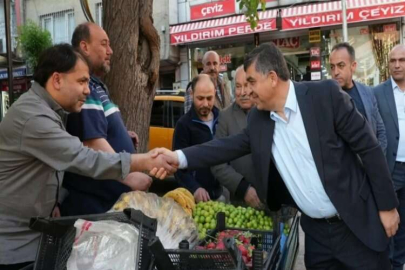 Fadıloğlu, esnafın sorunlarını dinledi