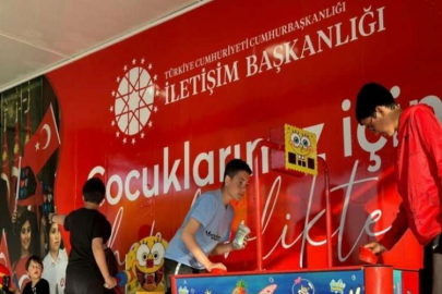 Şanlıurfa’da depremden etkilenen çocuklar gönüllerince eğlendi