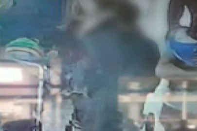 Müşteri gibi geldi, başka müşterinin bebek arabasındaki telefonu çaldı