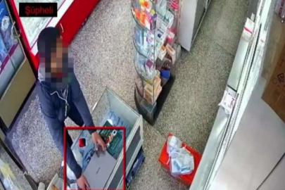 Bilgisayar hırsızı güvenlik kamerasına yakalandı