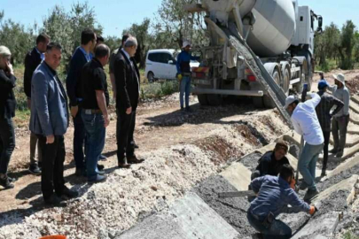 Oğuzeli’nde çiftçiye sulama kanalı müjdesi