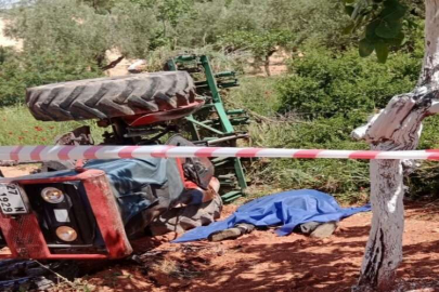 Kullandığı traktörün altında kalan çiftçi hayatını kaybetti
