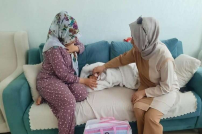 Yeni doğan bebekler ilk hediyelerini aldı