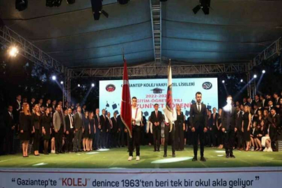 Gaziantep Kolej Vakfı’nda mezuniyet heyecanı