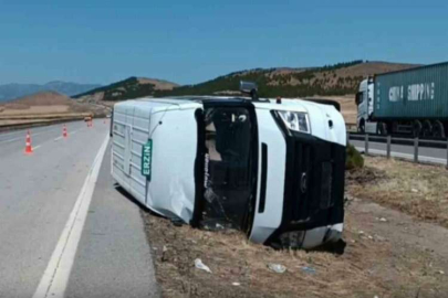 Trafik kazası: 13 yaralı