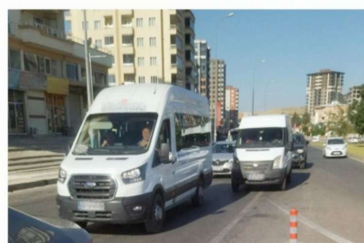 24 araca şerit ihlali cezası