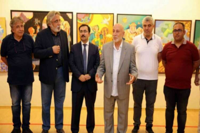 SANKO’da, anneler ve çocuklar temalı resim sergisi açıldı