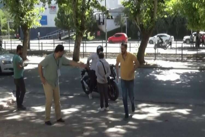 KPSS’ye geç kalmak üzereyken, motosikletli esnafın yardımıyla sınava yetişti