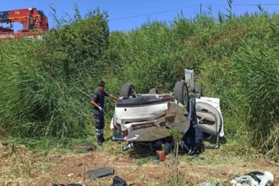 Adıyaman’da otomobil takla attı: 1 ölü, 2 yaralı