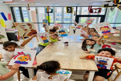 ÇOCUKLAR SANATLA BULUŞTU