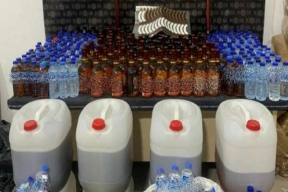 Gaziantep’te sahte alkol operasyonu: 1 gözaltı