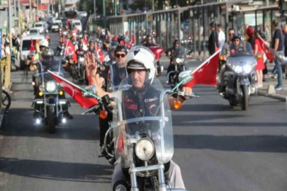 Tahmazoğlu ve Türk Chopper gaziler için turladı