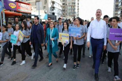 Avrupa Hareketlilik Haftasının son gününde farkındalık yürüyüşü