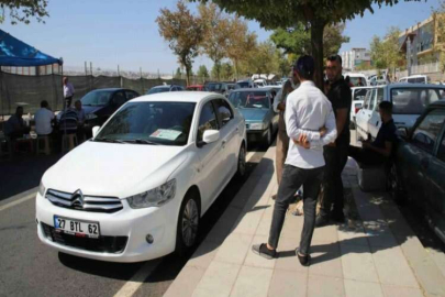 İkinci el otomobillere bakan çok, alan yok