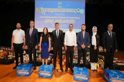 ŞEHİTKAMİL BELEDİYESİ'NDEN 341 OKULA SPORTİF MALZEME YARDIMI