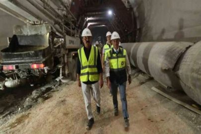 Tahmazoğlu: “Tünel çalışmasında 30 bin kamyon hafriyat çıkarıyoruz”