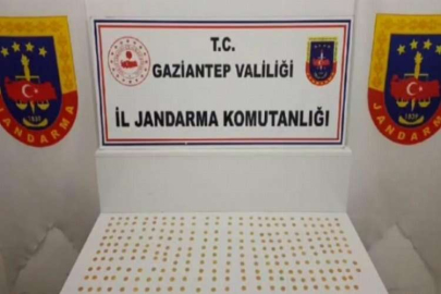 Gaziantep’te 245 adet sikke ele geçirildi