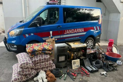 Jandarmanın yakaladığı 87 hırsızlık şüphelisinden 38’i tutuklandı