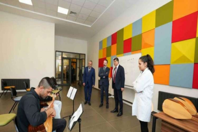 Kaymakam Yamlı, Şehitkamil Sanat Merkezi’ni inceledi