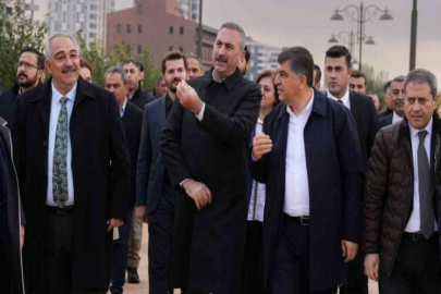 Fadıloğlu, Gül ve Şahin’e projelere ilişkin bilgilendirmede bulundu